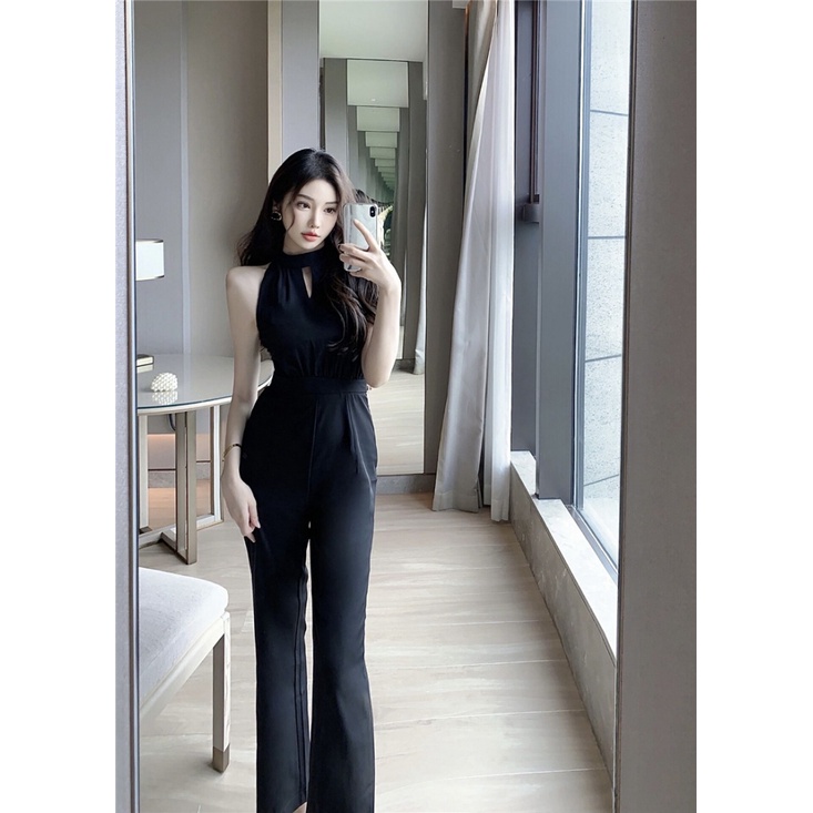 Bộ Áo Liền Quần Hở Vai Lưng Cao Dáng Ôm Phong Cách Thái Lan