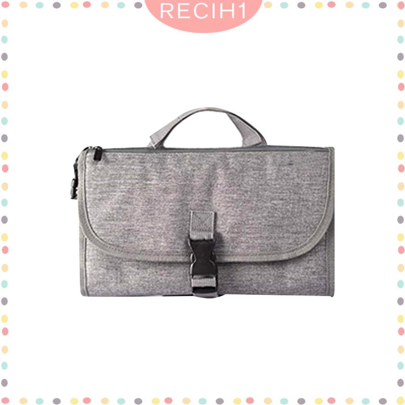 Thảm Lót Thay Tã Nhẹ Có Túi Tiện Dụng Cho Bé 21.5 "x22"