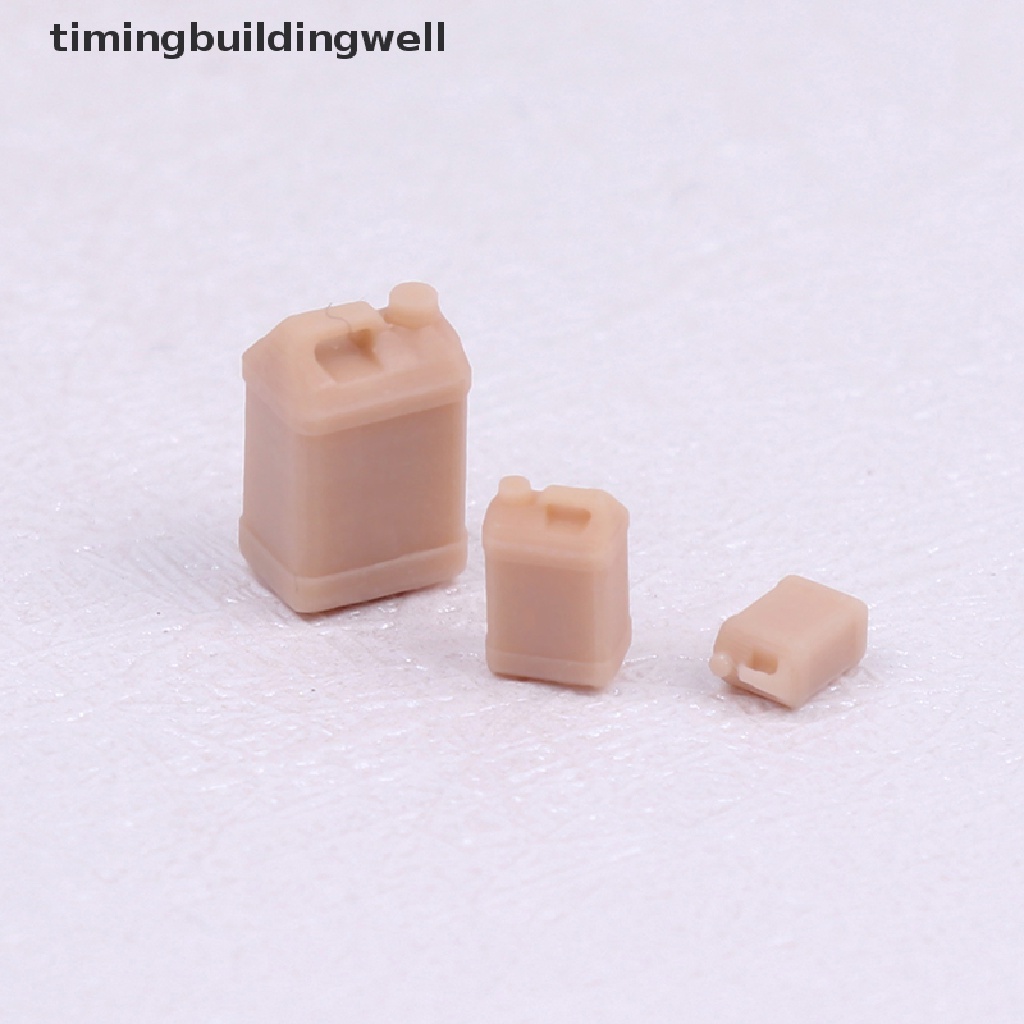 Mô Hình Thùng Dầu Diorama Không Màu Bằng Nhựa Resin 1 / 64