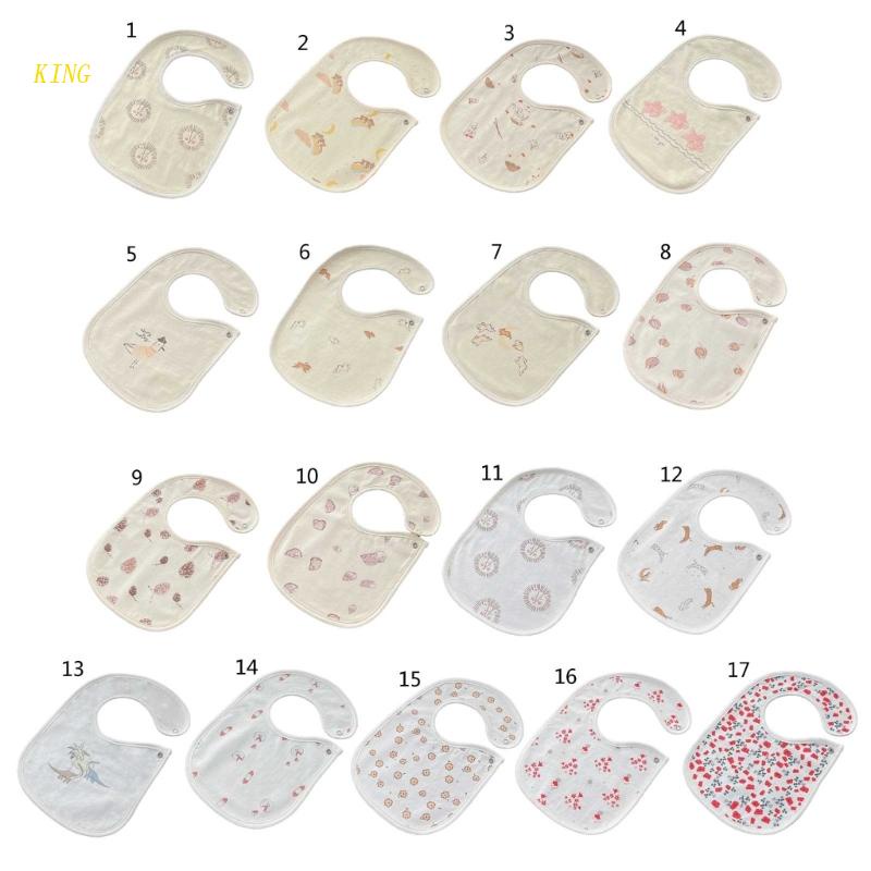 Yếm Ăn Chất Liệu Dày Dặn Mềm Mại Thoáng Khí Cho Bé