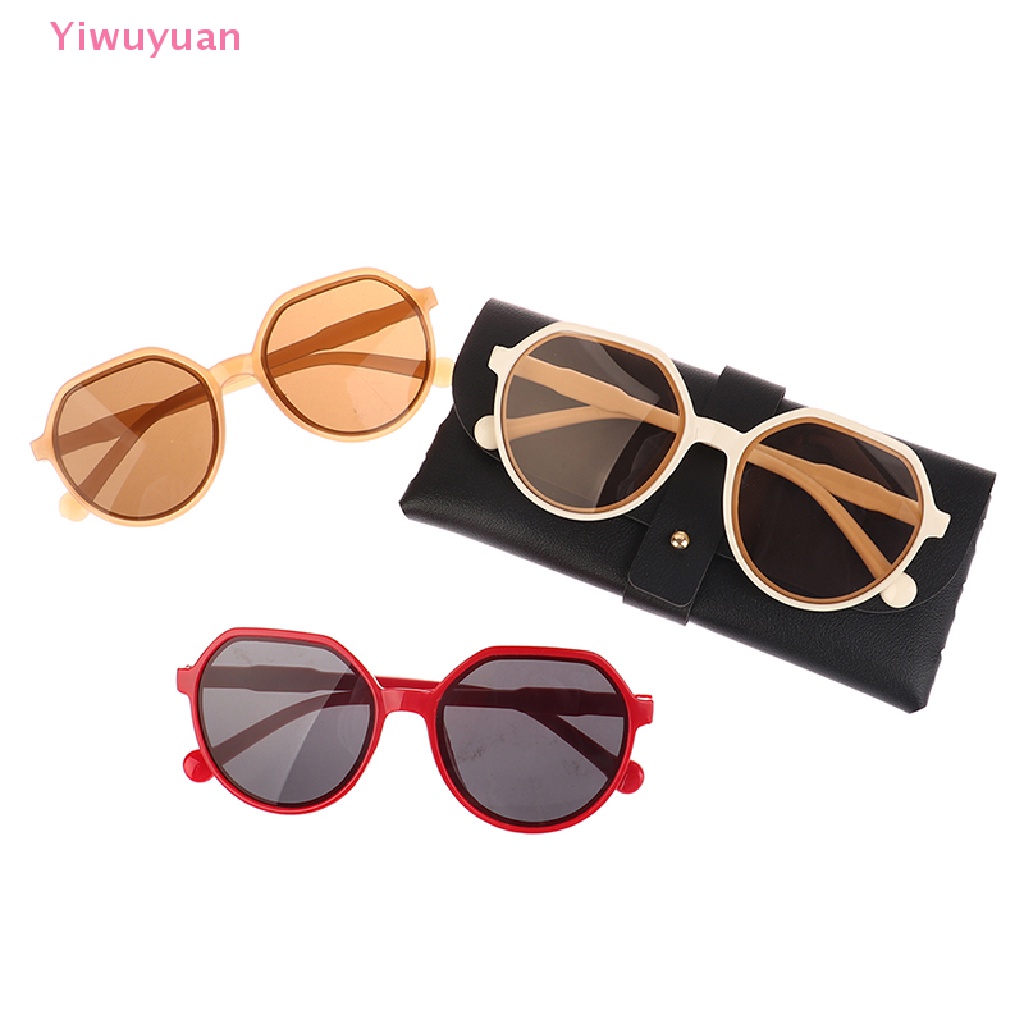 < Yiwuyuan > Kính Râm Gọng Tròn Lớn Màu Kẹo Cá Tính Xu Hướng Mới