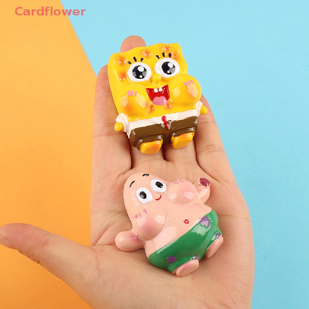 &lt; Cardflower &gt; Phụ Kiện Nam Châm Trang Trí Tủ Lạnh Hình Nhân Vật Hoạt Hình Mini Bằng Nhựa Resin