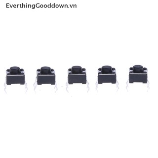 Set 20 Công Tắc Nút Nhấn 4 Chốt 6 * 6 * 5mm