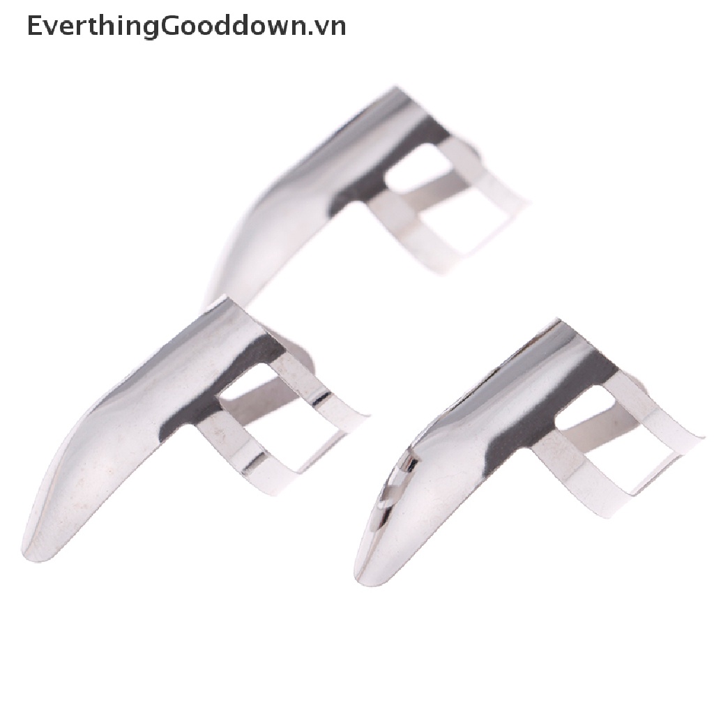 Everthingood Bộ 3 Miếng Gảy Đàn guitar Bằng Thép Không Gỉ