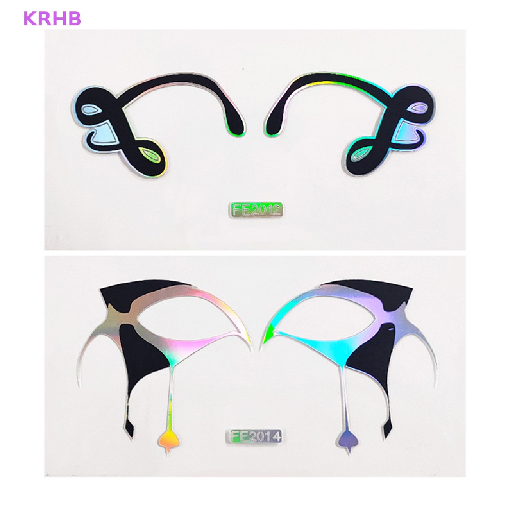 1 Cặp Nhãn Dán Trang Trí Mắt Lễ Hội Màu Laser Độc Đáo