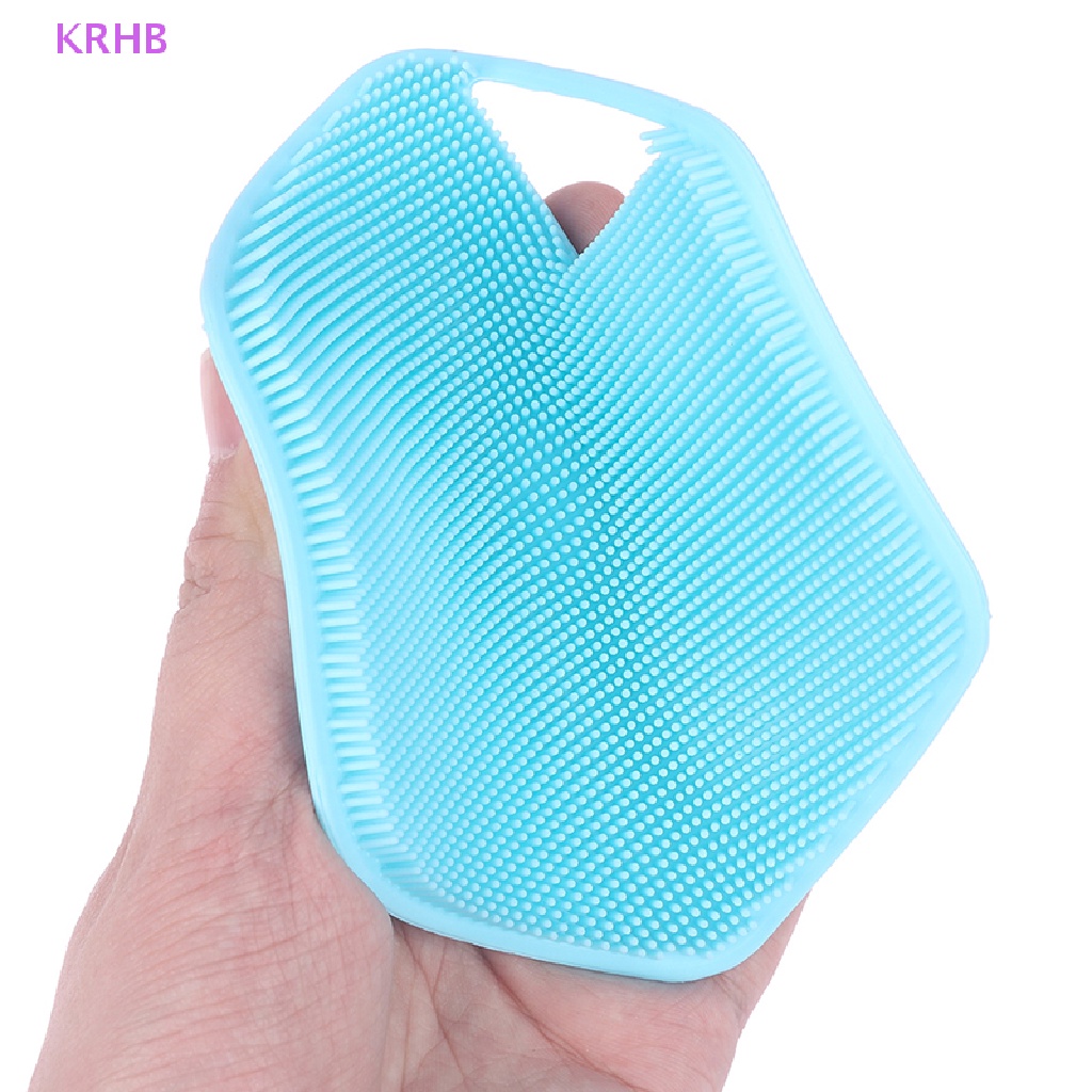 Bàn Chải Tắm Massage Tẩy Tế Bào Chết Bằng Silicon Bền Dễ Sử Dụng Mới