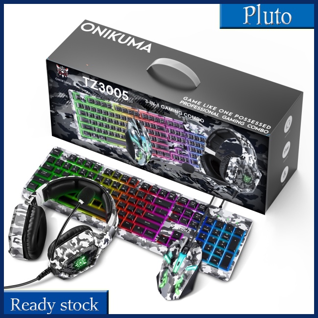 Mới Bộ Tai Nghe Chuột Và Bàn Phím Có Đèn Nhiều Màu Sắc Dành Cho Game Thủ