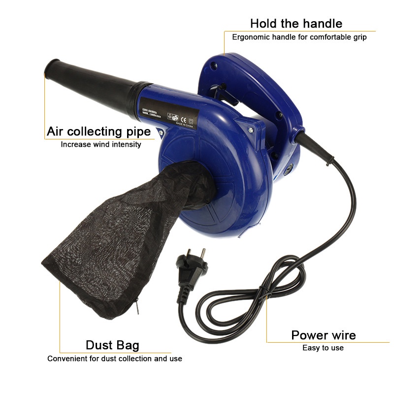 Máy Thổi Và Hút Bụi Cầm Tay 1000W