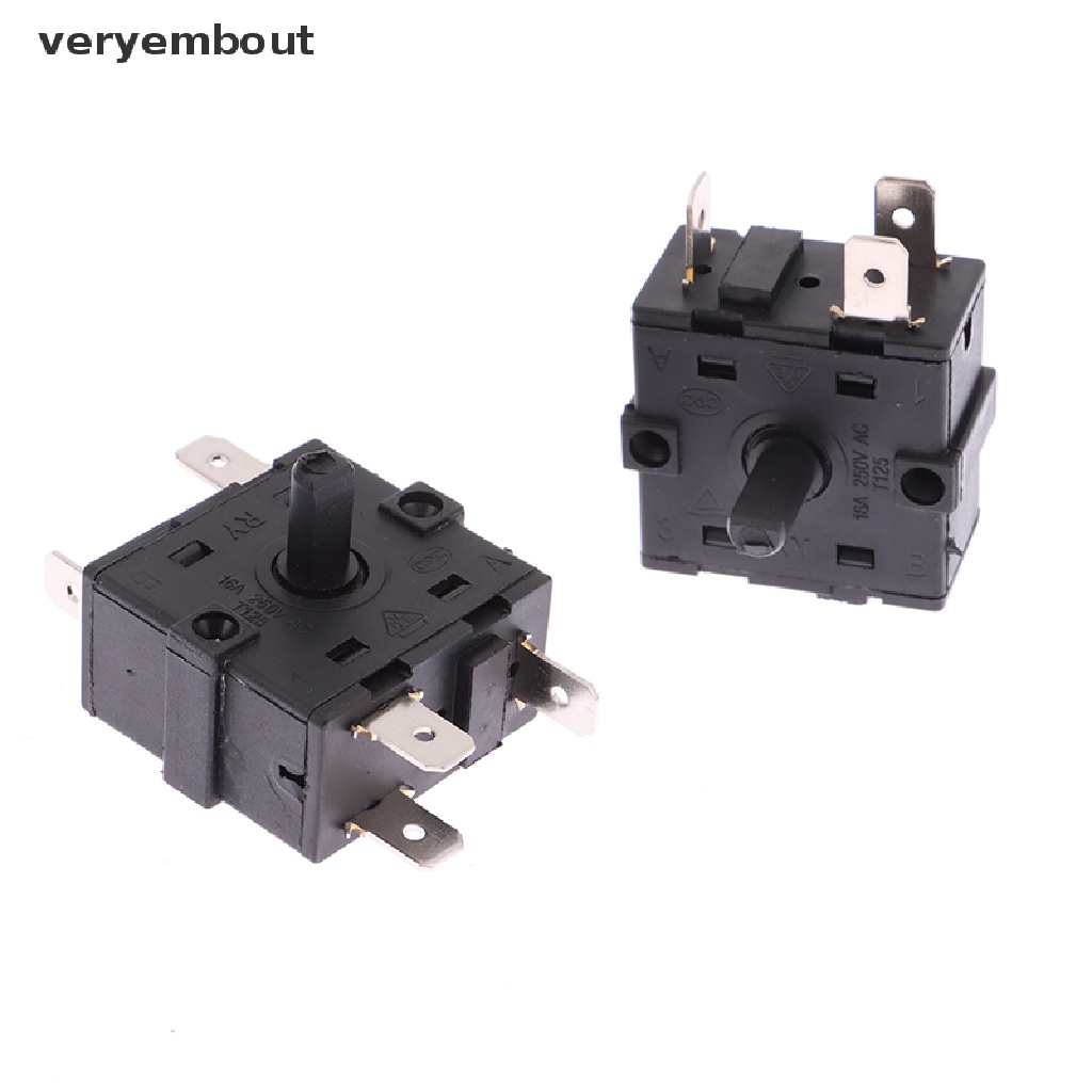 Công Tắc Nút Vặn Điều Khiển Nhiệt Độ Phòng Điện 3Pin 5Pin 16A