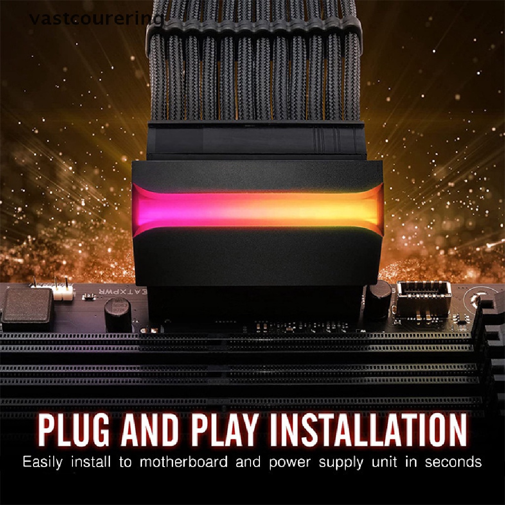 Mô Đun Chuyển Đổi Nguồn Điện ATX 24Pin Sang 90 Độ DIY