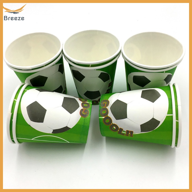 Bộ Đĩa Ăn Họa Tiết Bóng Đá Hoạt Hình Dùng Làm Quà Tặng Cho Bé