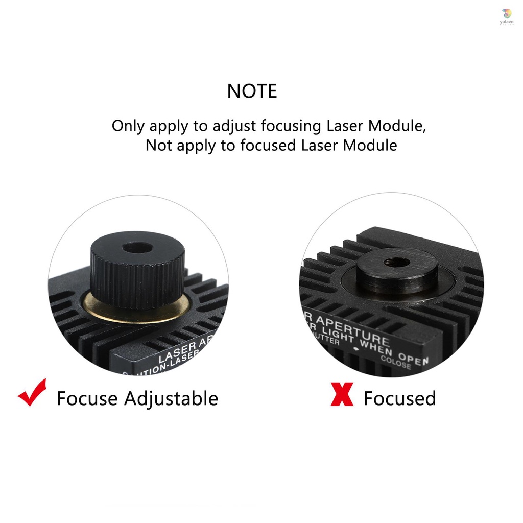 Thấu Kính Nhựa Mạ Laser 5500mW Hoặc Below Chạm Khắc Và Mô Đun Cắt Chuyên Dụng Cho 5500mW