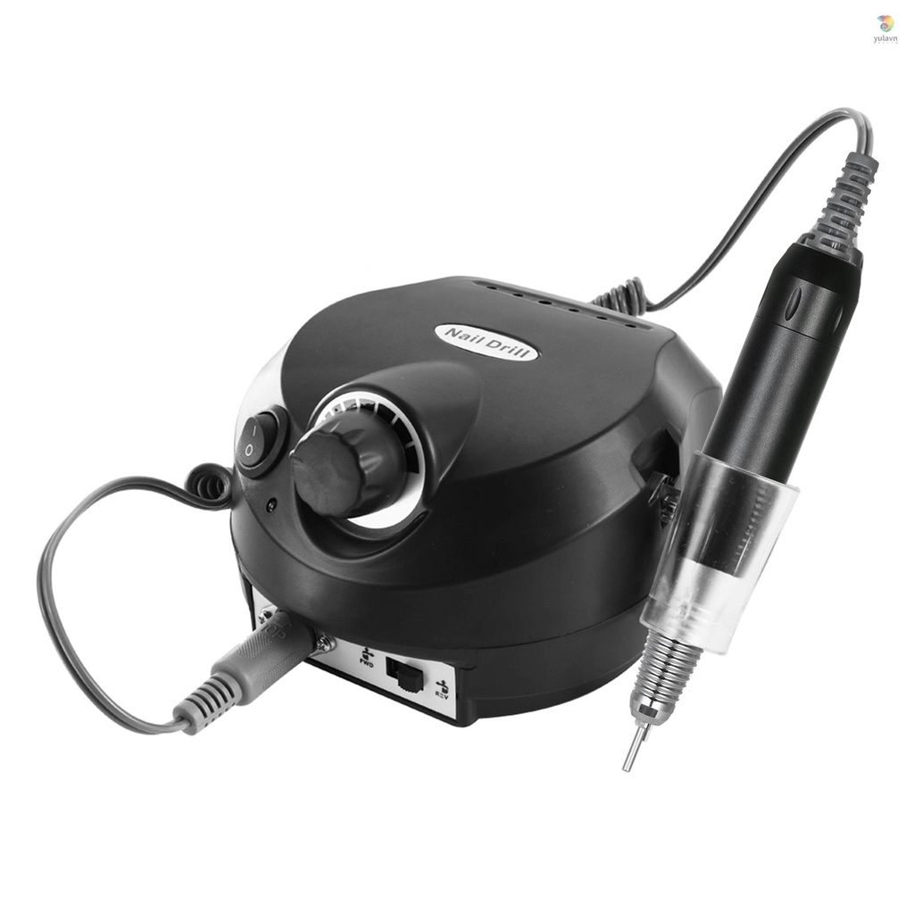 Máy Mài Móng Tay Chuyên Nghiệp 30000RPM E-Ple Phích Cắm EU Tiện Dụng Đen