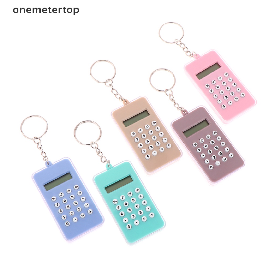 Máy Tính Kỹ Thuật Số Mini Có Móc Khóa Tiện Lợi
