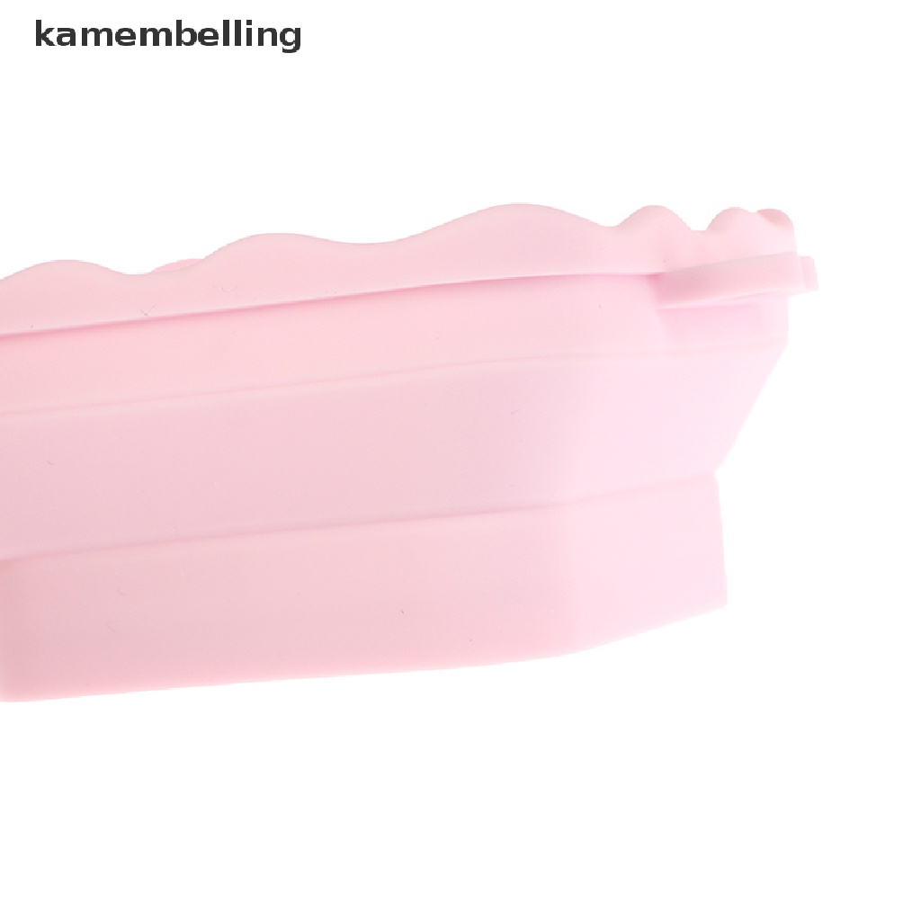 Kamembelling Miếng Silicone Vệ Sinh Cọ Trang Điểm Gấp Gọn Tiện Lợi