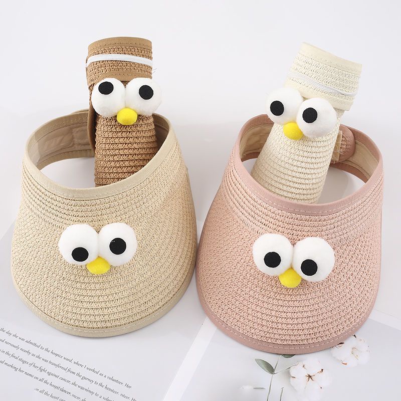 Mũ Rơm Chống Nắng Mùa Hè Siêu Dễ Thương Bảo Vệ Hở Chóp Cho Bé Trai Và Bé Gái