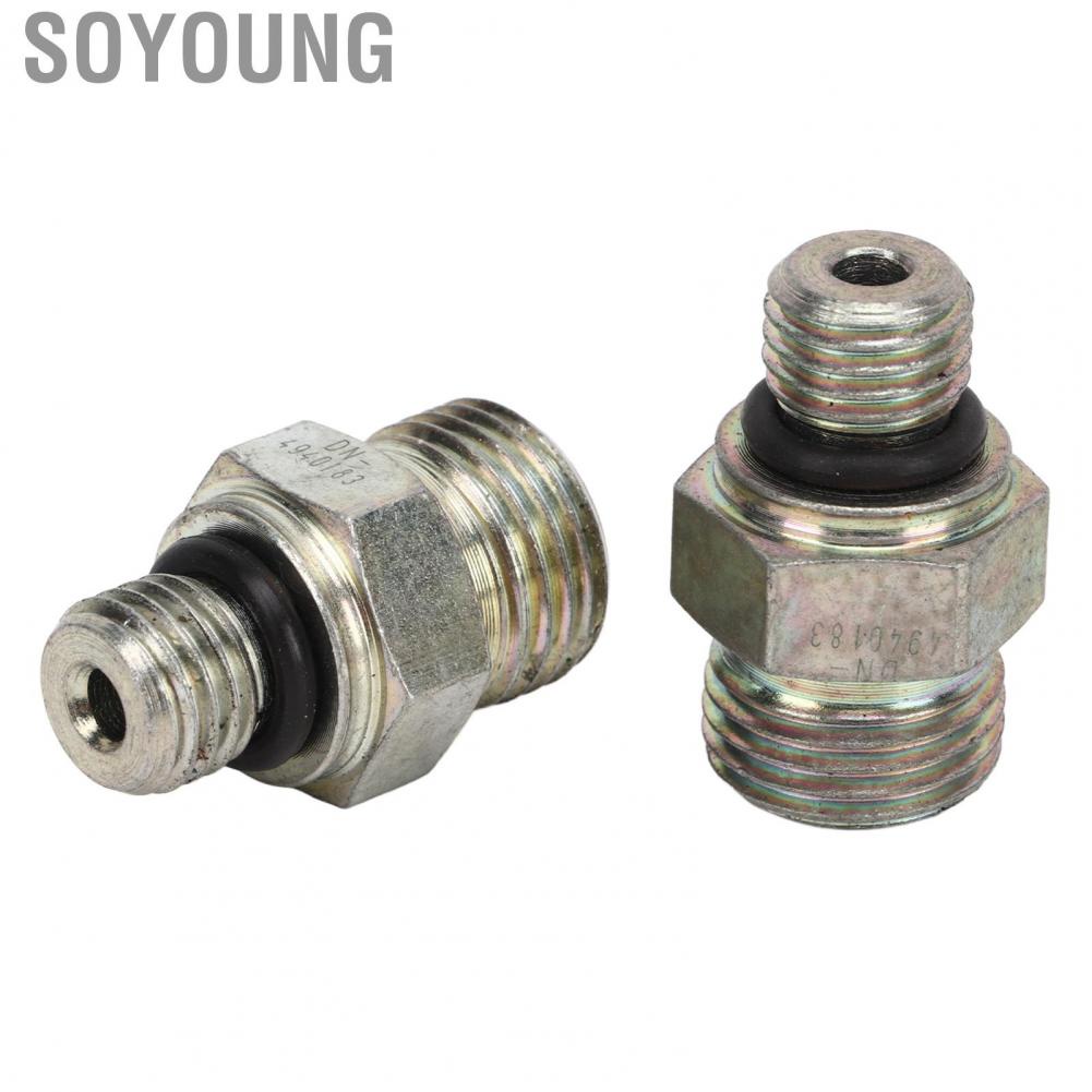 Soyoung Turbo Oil Feed Connectors Joints Leakage Proof High Strength Temperature Resistance 4940183 for Car