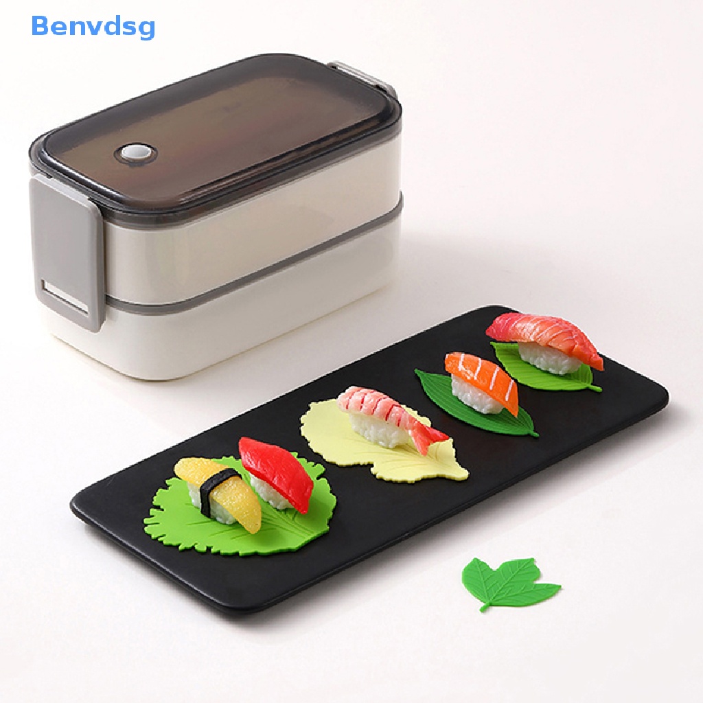 Bộ 5 Món Chén Đĩa / Cốc / Sushi / Cơm Nắm Hình Chiếc Lá Độc Đáo Xinh Xắn