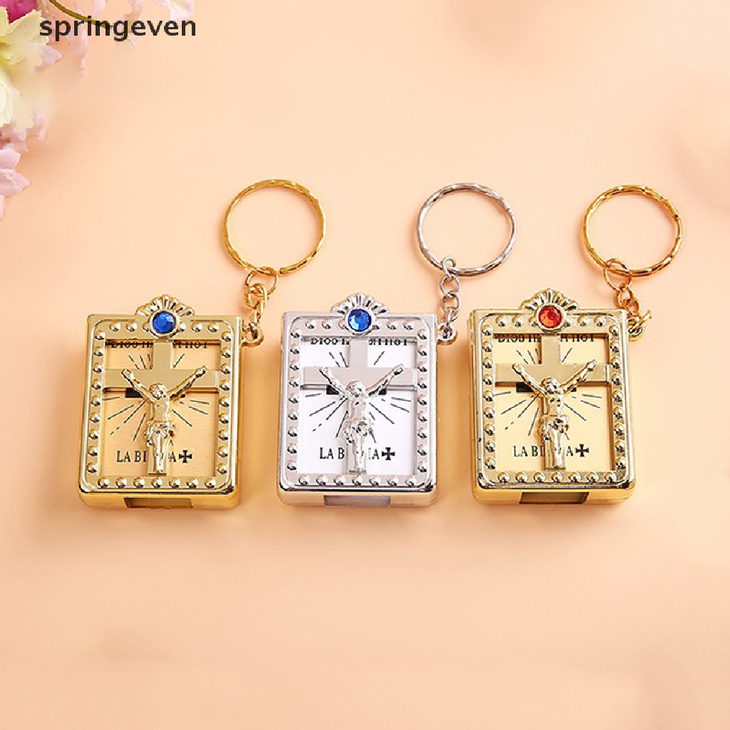 Móc Chìa Khóa Mini Hình Kinh Thánh Bằng Giấy Ốp Lay Độc Đáo
