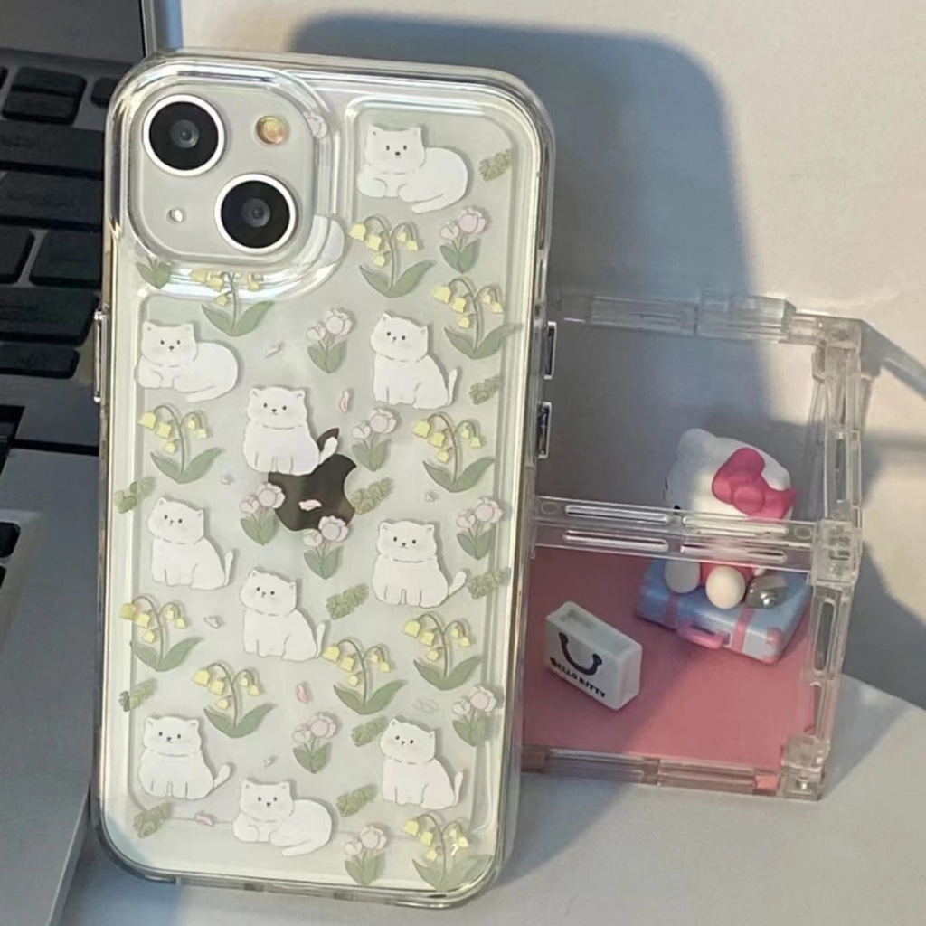 ✅Ốp Điện Thoại Mềm Trong Suốt Họa Tiết Hoa Tulip Cho Iphone 13 8 7 xs 14 11Promax 12 xr G6ZQ