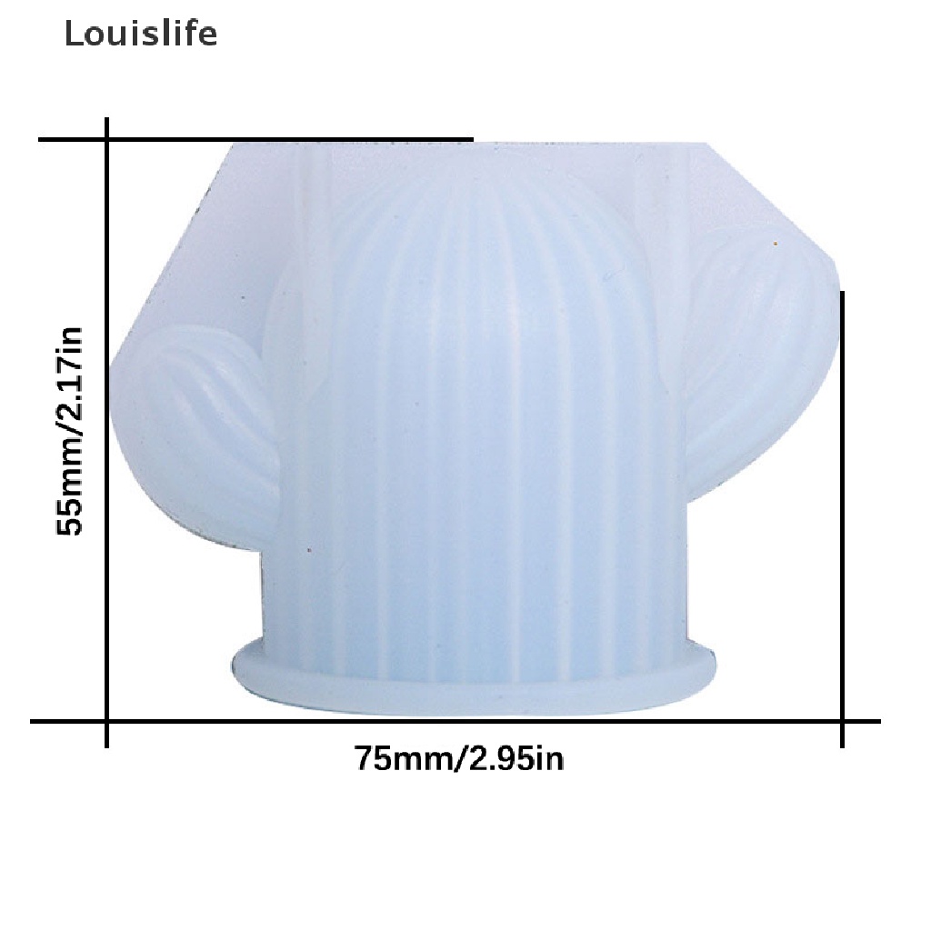 Khuôn Silicon Làm Xà Phòng Hình Cây Xương Rồng Louislife