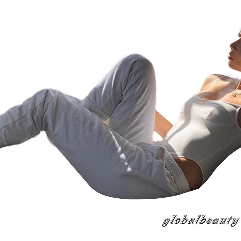 Bộ Áo Liền Quần Không Tay Màu Sắc Đơn Giản Gợi Cảm Cho Nữ