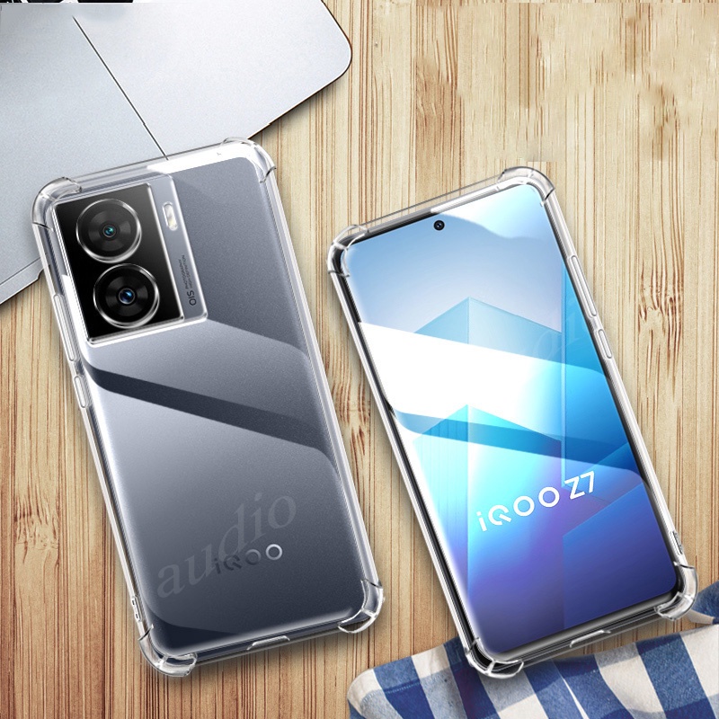 Ốp Túi Khí Chống Sốc Cho Vivo IQOO Z7 Z7x Z9 Z9x 5G Silicon Mềm Trong Suốt Ốp lưng Cho IQOO Z 7 9 7X