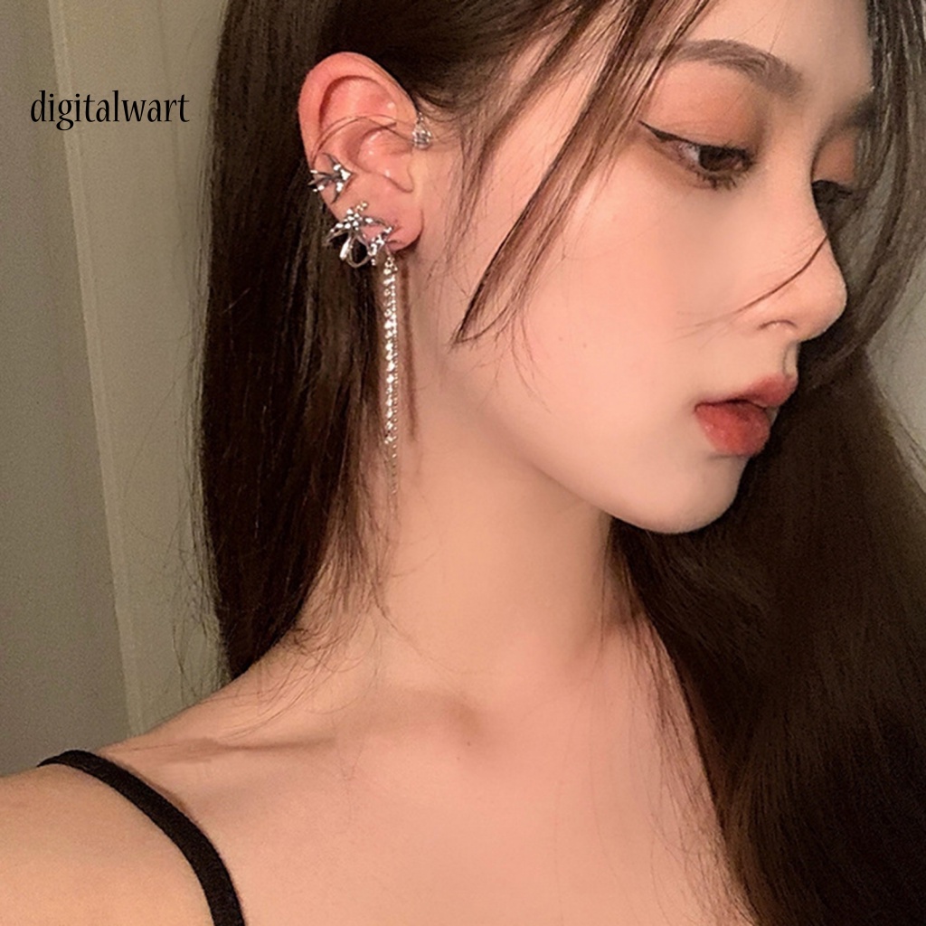 Kỹ Thuật Số| 1 Đôi Bông Tai Tua Rua Hình Chim Én Thời Trang Nữ