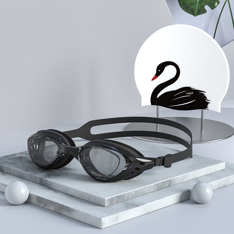 Bộ Kính Bơi + Mũ Bơi Chuyên Nghiệp HD Chống Sương Mù & Nước Cho Nam & Nữ
