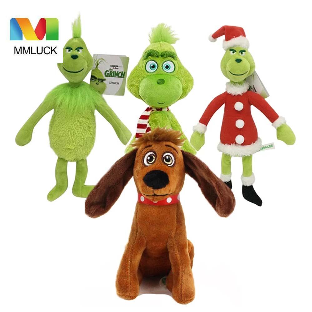 Đồ chơi nhồi bông Hình Nhân Vật Phim Hoạt Hình How Grinch Stole 18-40cm