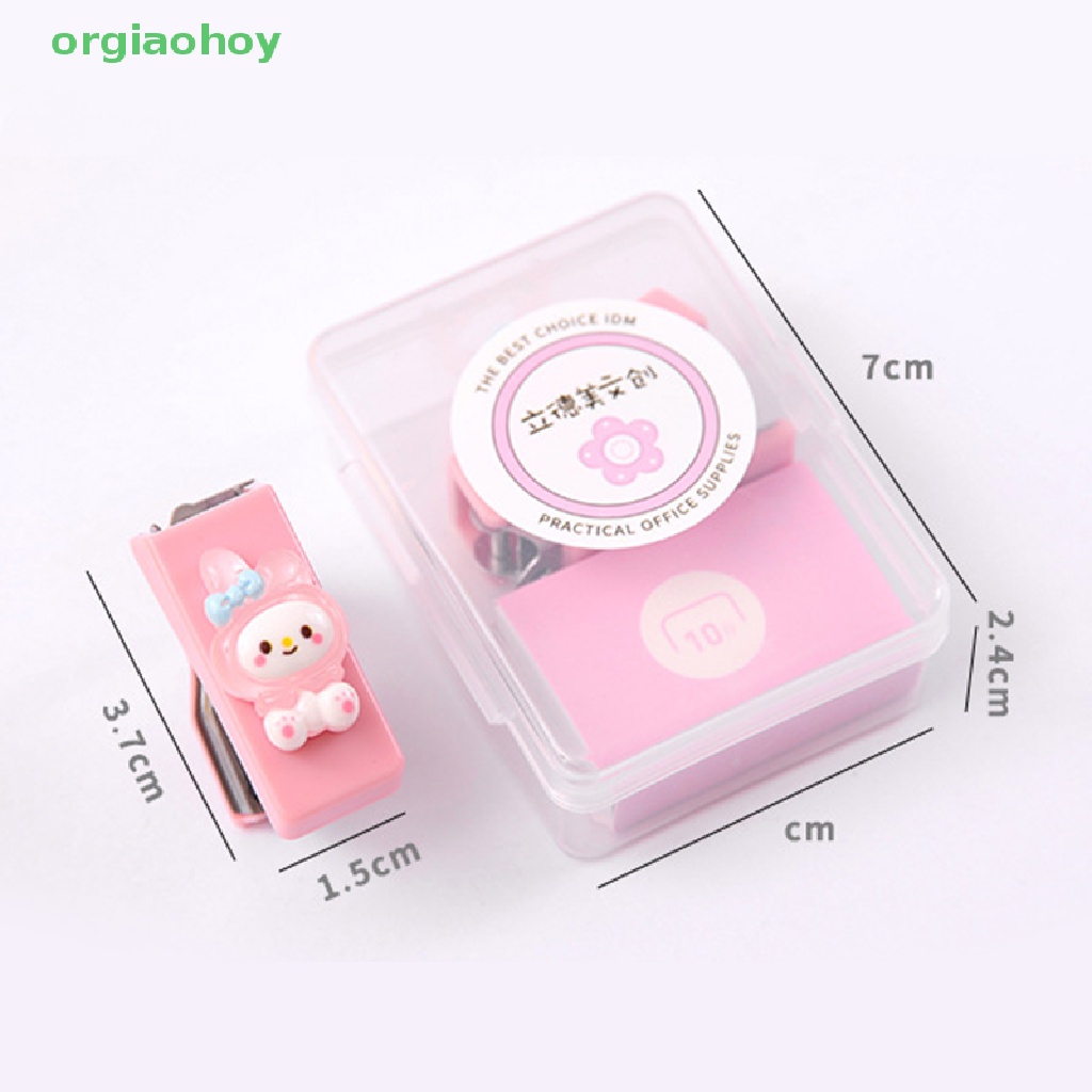 Đồ Dập Ghim Mini Họa Tiết Hoạt Hình Dễ Thương Tiện Dụng Cho Học Sinh / Văn Phòng