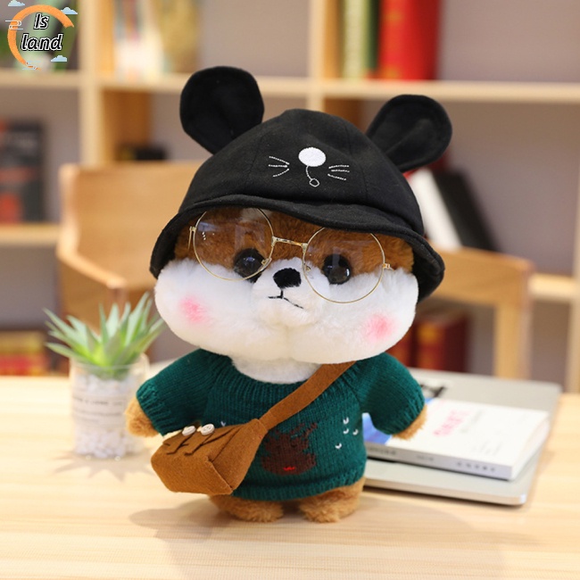 Thú Nhồi Bông Hình Chú Chó Shiba Inu Mềm Mại Nhiều Kiểu Dáng