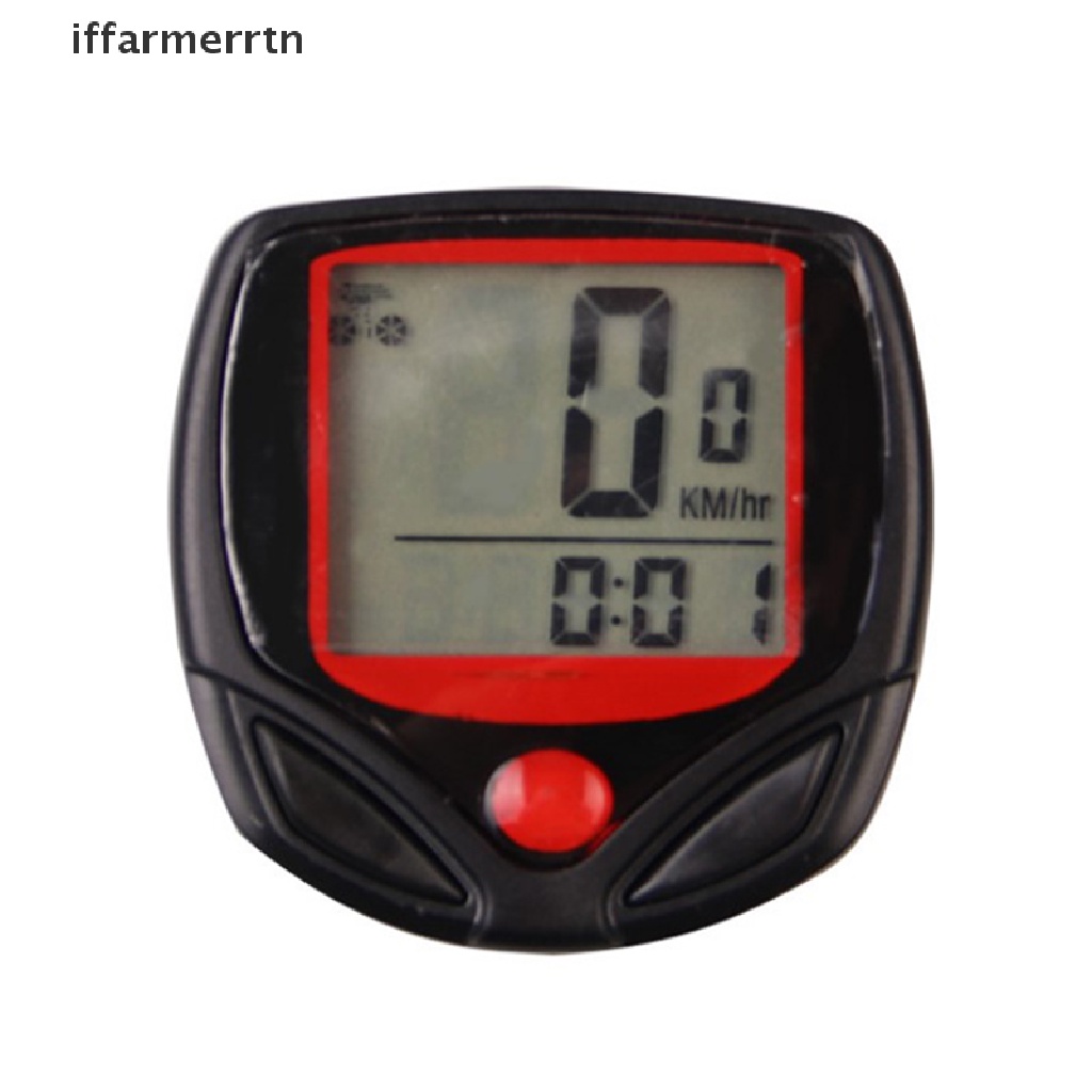 Máy Đo Tốc Độ Xe Đạp Màn Hình Lcd Chống Thấm Nước iffar