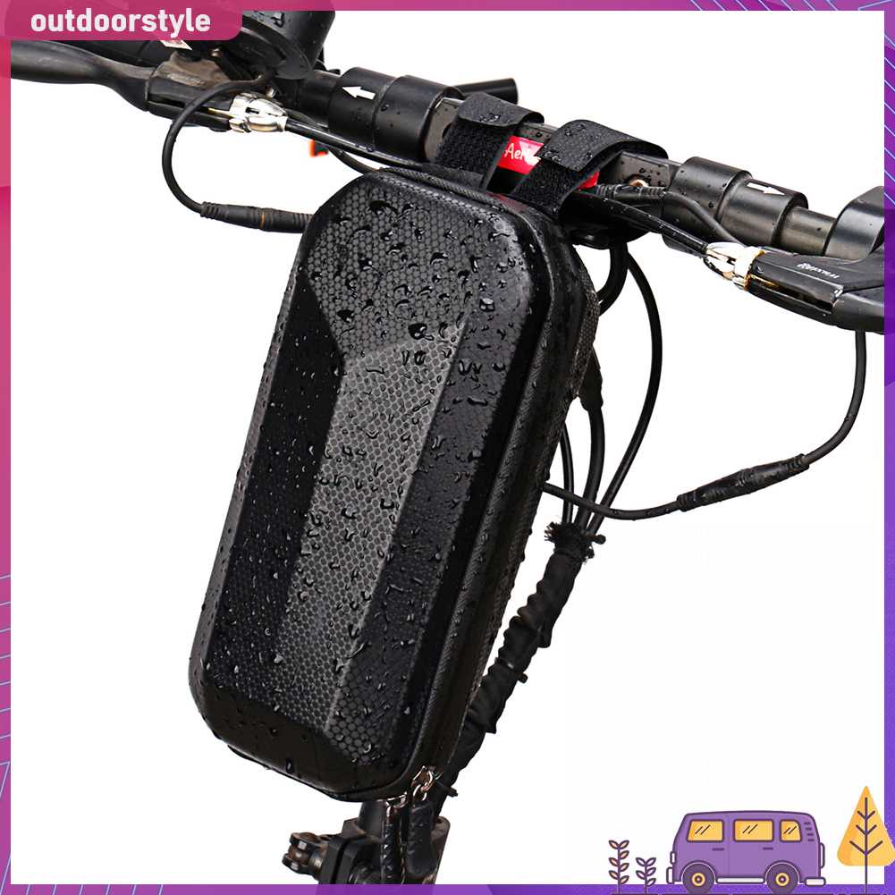2L Hardshell Front Scooter Hanger Bag Không thấm nước Folding Bike Portable Bag