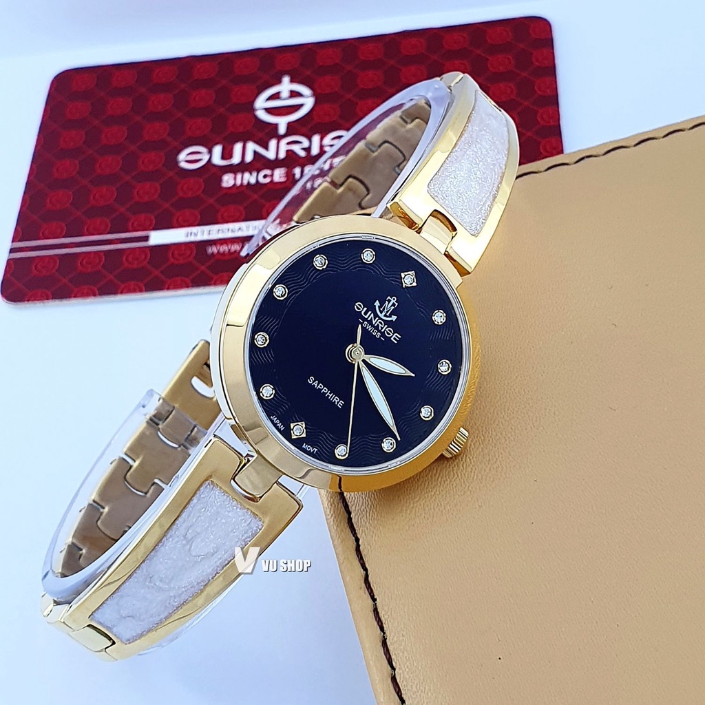 Đồng hồ nữ SUNRISE 9022SA Kính Sapphire Chính hãng