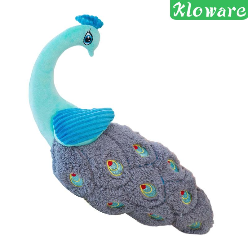 Gối Ôm Nhồi Bông Hình Chim Công Mềm Mại Trang Trí Nhà Cửa