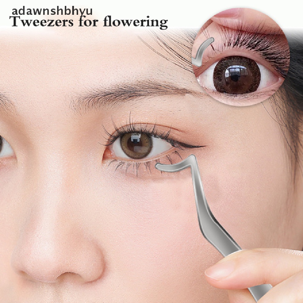 Nhíp Gắp Lông Mi Giả Bằng Thép Không Gỉ adawnshbhyu Tiện Lợi