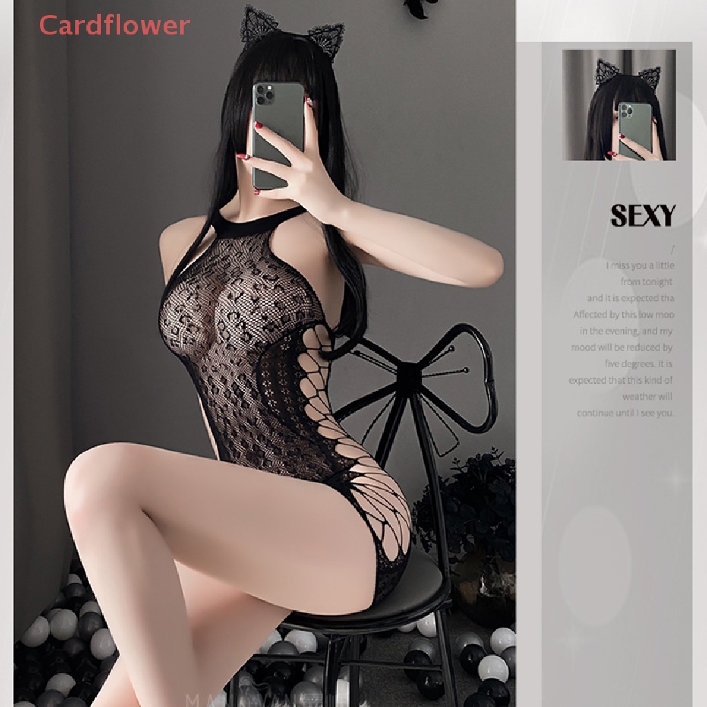 Bộ Đồ Lót Ngủ Babydoll Quyến Rũ Gợi Cảm Cho Nữ &lt; Cardflower &gt;