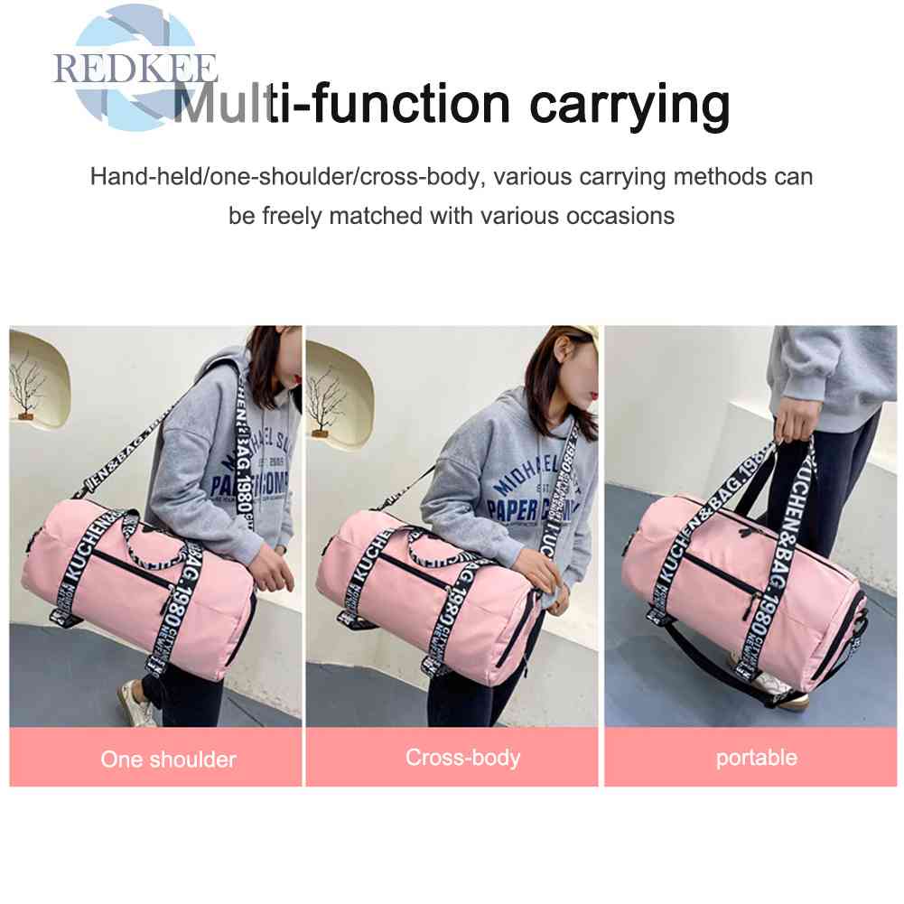 Túi Đựng Đồ Tập Thể Thao Sức Chứa Lớn Chia Ngăn Khô / Ướt Tiện Dụng Cho Nam Và