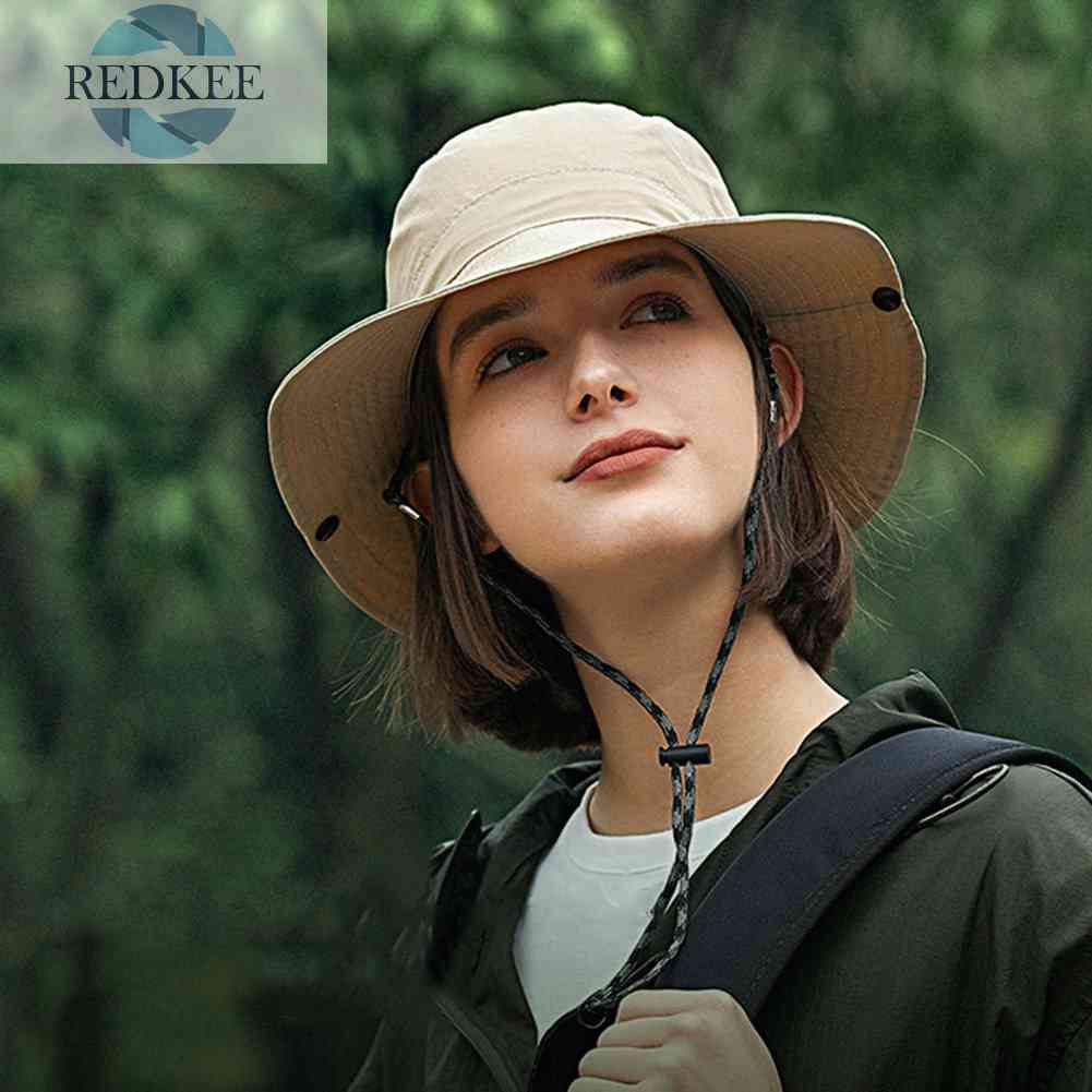 Mũ Tai Bèo Thể Thao Unisex Bằng Polyester Thoáng Khí Chống Tia UV Có Thể Gấp Gọn