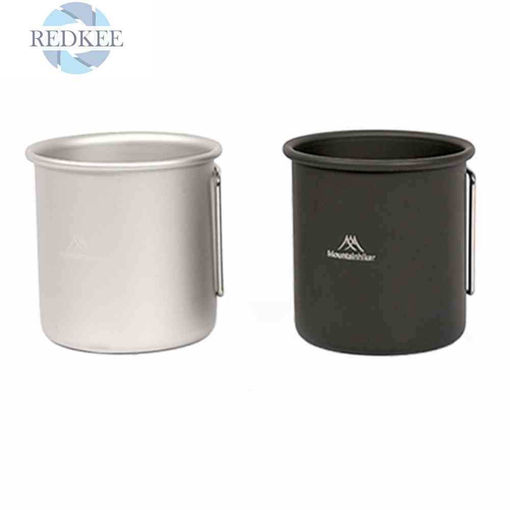 Cốc Uống Nước Bằng Nhôm Dung Tích 300ml Tiện Dụng Mang Theo Du Lịch Leo Núi