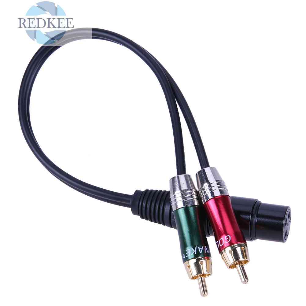 Cáp ChuyểN ĐổI Âm Thanh 3Pin XLR Sang 2 RCA