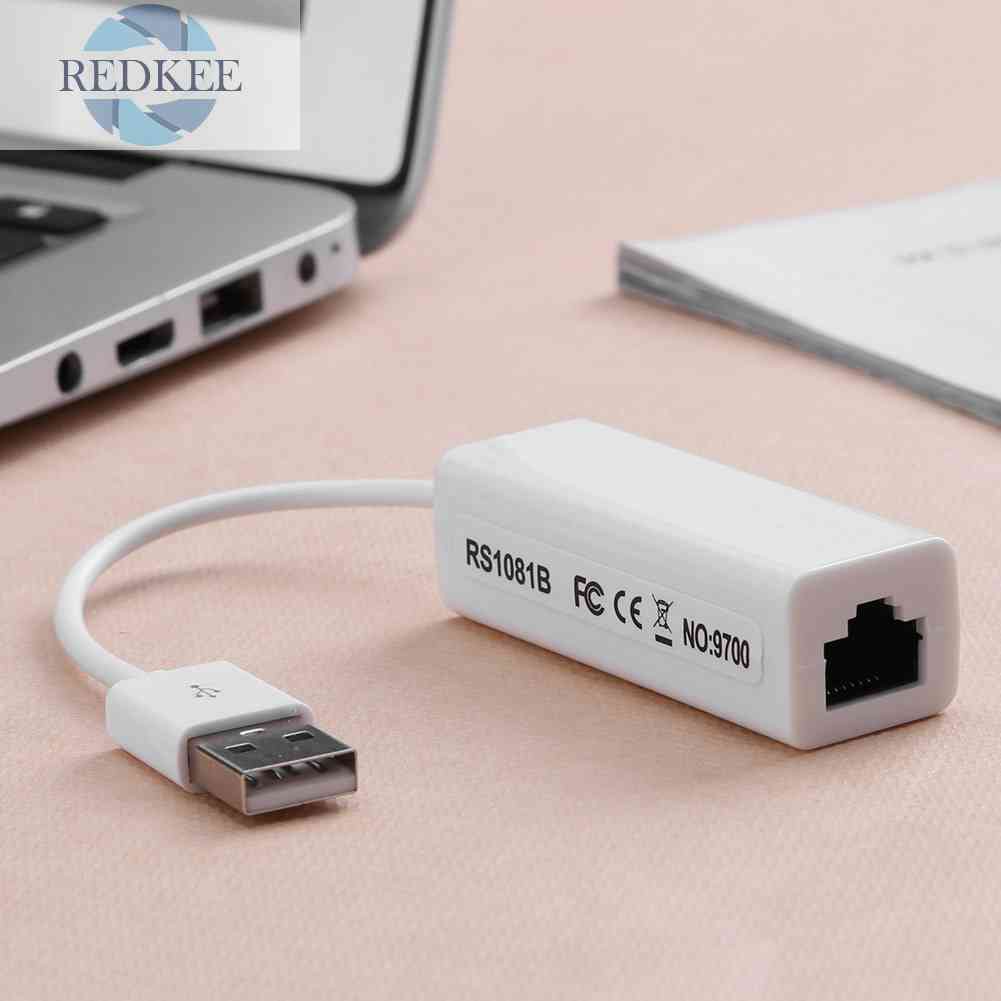 Bộ ChuyểN MạNg USB 2.0 Sang RJ45 LAN Ethernet 10 / 100Mbps WIN7 Cho MáY TíNh