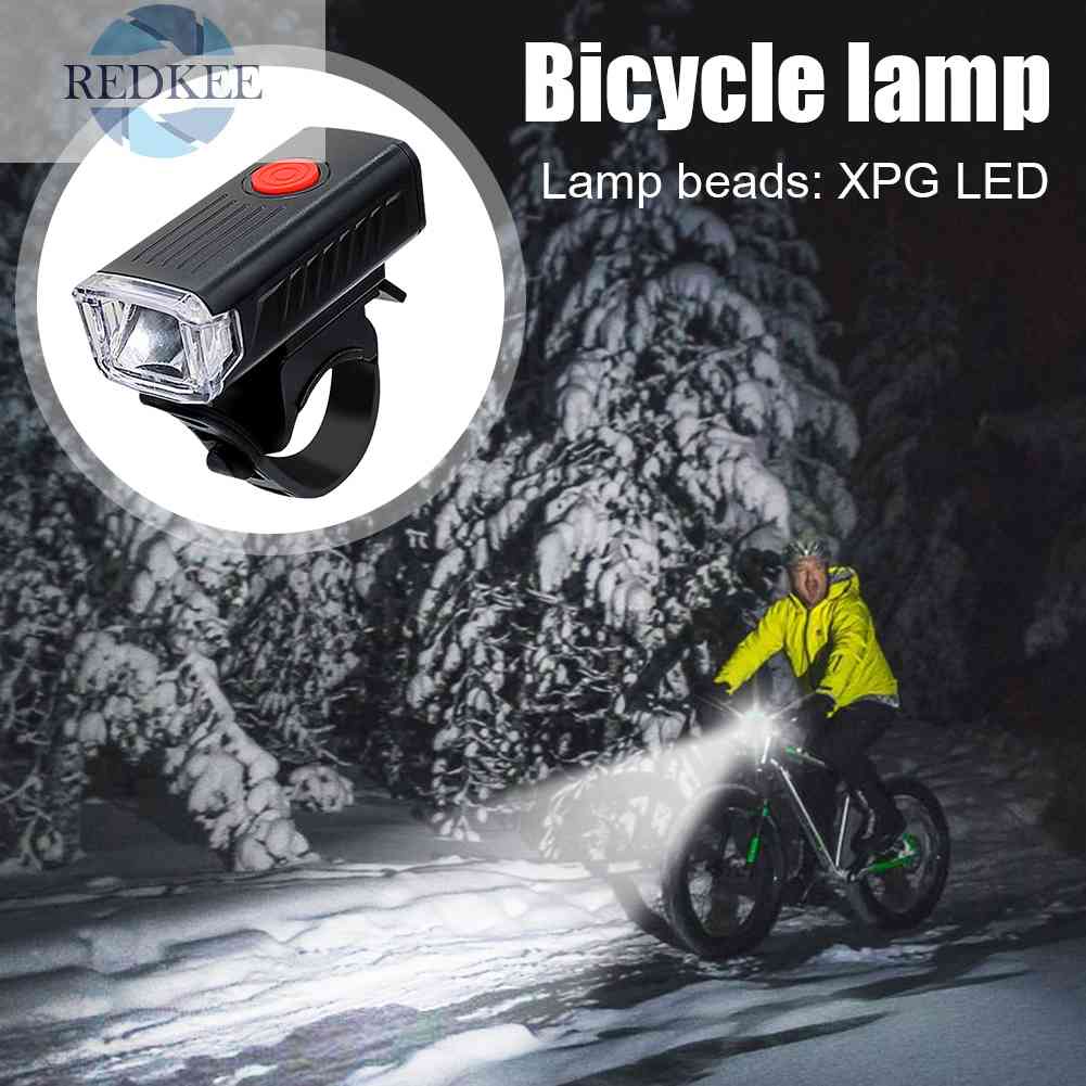 Đèn Pha LED 3 Chế Độ 400LM 700mAh Chống Thấm Nước Có Thể Sạc Lại Bằng Cổng USB Cho Xe Đạp