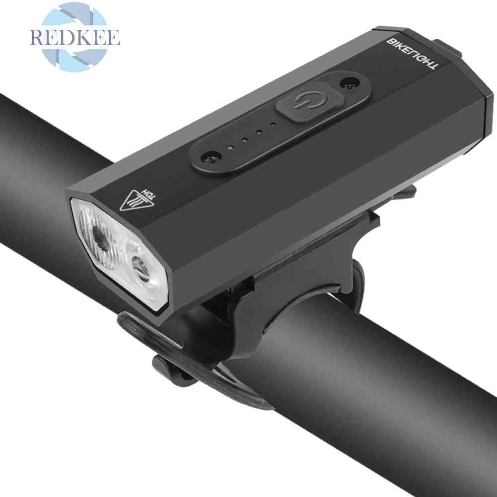 Đèn Pha LED Chống Nước 2xT6 800LM Bằng Nhôm Cho Xe Đạp