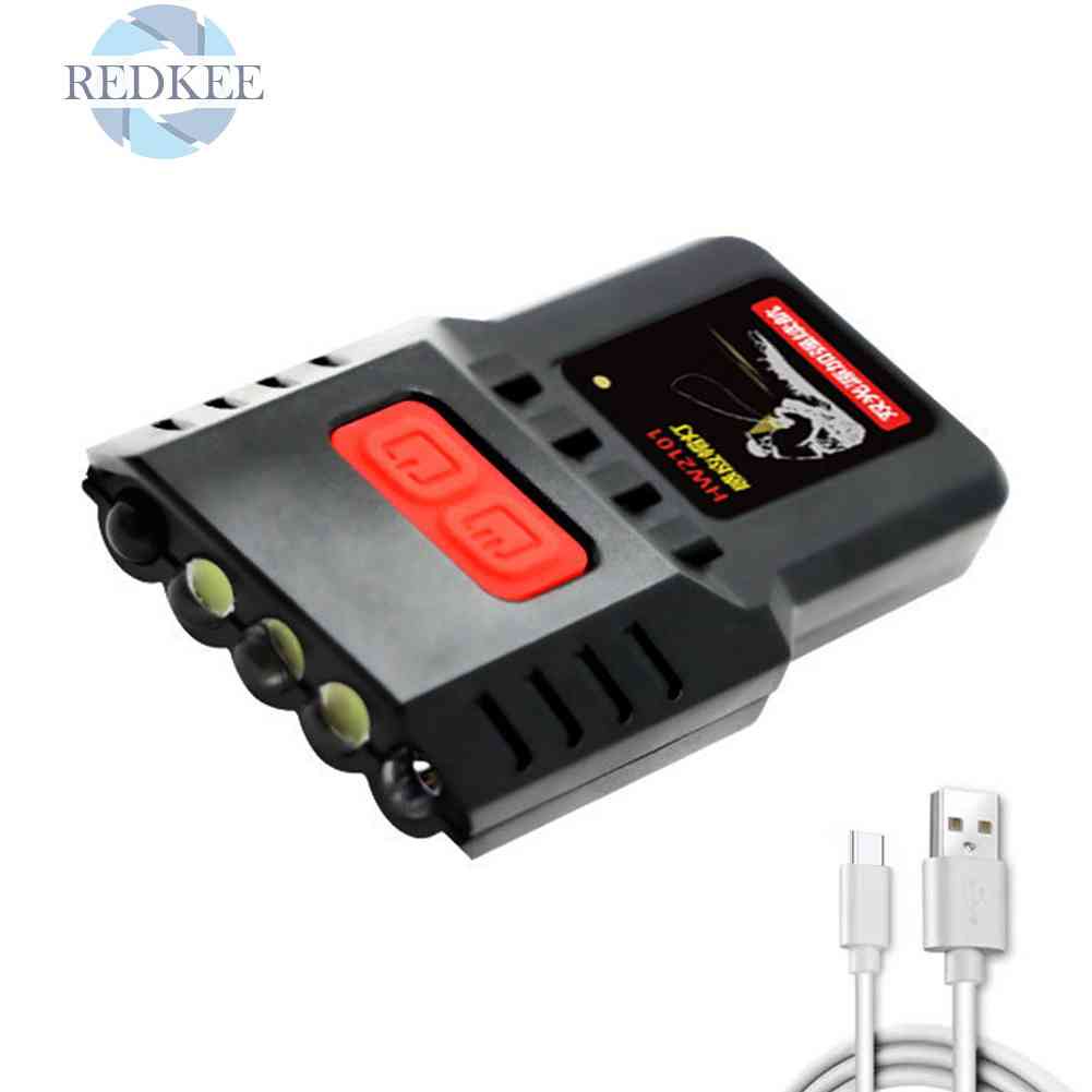 Đèn LED Đeo Đầu Cảm Biến Sóng Chống Nước 200lm