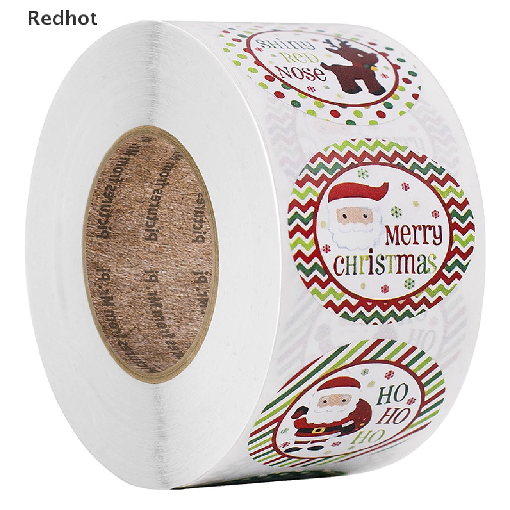 Cuộn 500 Sticker Thank You Dán Trang Trí Giáng Sinh