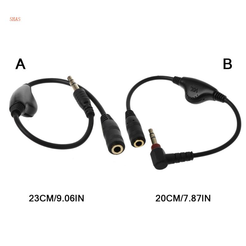 Dây Cáp Âm Thanh Chuyển Đổi Cổng 3.5mm Sang Cổng Aux Chuyên Dụng Cho PC Laptop Điện Thoại Thông Minh Máy Tính Bảng