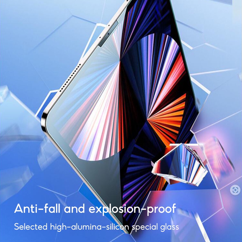 TBTIC Kính Cường Lực Bảo Vệ Màn Hình Cho iPad Air 10.9 5th 4th Pro 11 Mini 6 3th 10th 9th 8th 7th 6th Gen 2022 2021 5 4 10.5 10.2 9.7 8.3