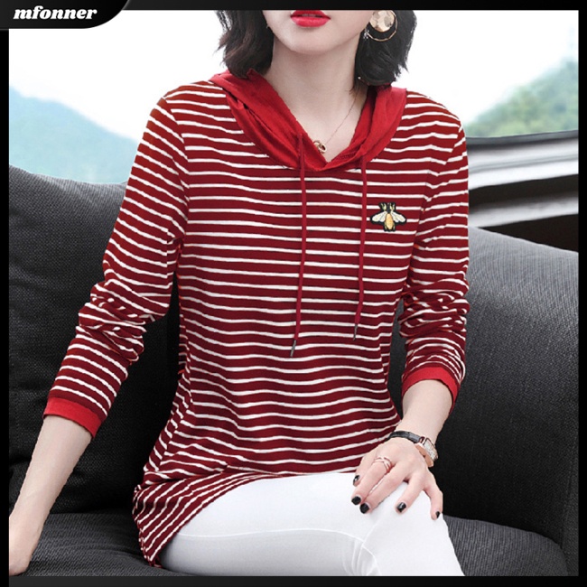 Áo Hoodie Dài Tay Có Túi Mềm Mại Thoải Mái Cho Nữ